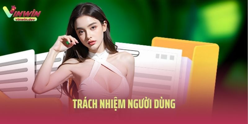 Điều khoản điều kiện Vinwin về trách nhiệm người dùng